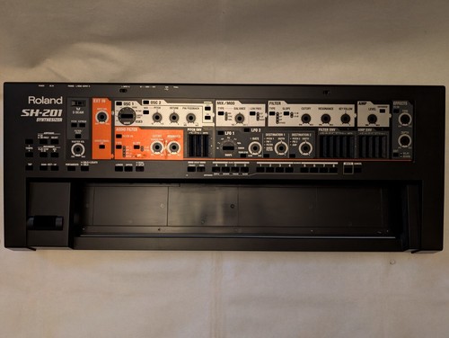 Roland sh201 synthesizer front - sh201,